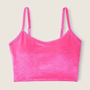 Victoria’s Secret Velvet Lined Crop Bralette